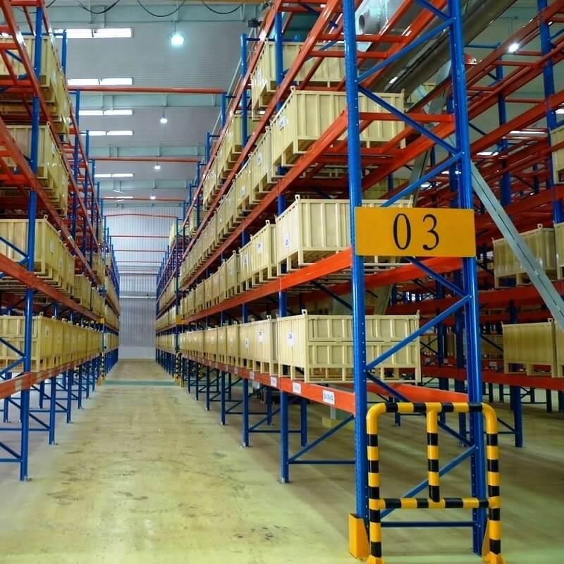 إجراءات منع الاصطدام لرفوف التخزين
